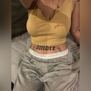 Calvin Klein grey lounge joggers